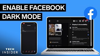 How To Enable Facebook Dark Mode [upl. by Enilemme82]