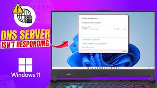 How to Fix DNS Server Not Responding on Windows 1011  Quick DNS Troubleshooting [upl. by Sallyann]