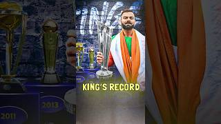 Unbreakable record by King Kohli that can never be broken 😍🏏 trending cricket viratkohli icc [upl. by Sessilu80]