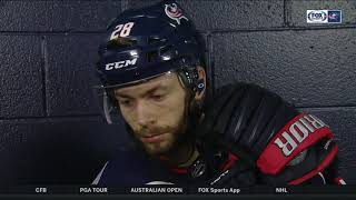 Oliver Bjorkstrand describes his goal against Carey Price [upl. by Ssenav]