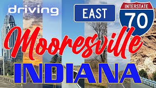 Driving at East Interstate 70 Mooresville Indiana US [upl. by Quincey927]