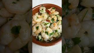 🦐GAMBAS AL AJILLO FÁCIL Y DELICIOSOGARLIC PRAWNS🦐 gambas cocina [upl. by Llerreg]