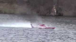 16 scale turbine Jetcat hydroplane [upl. by Wendy]