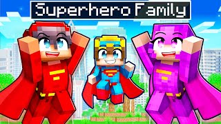 Adopted By SUPERHEROES In Minecraft [upl. by Wells]