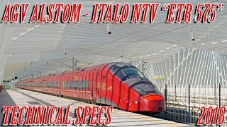 L AGV e gli ETR 575 Italo di NTV [upl. by Conal352]