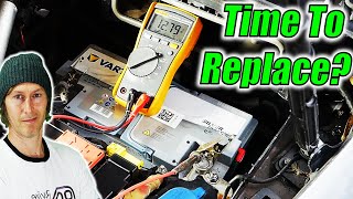 Car Battery Load Test With Multimeter  EASY DIY [upl. by Firooc]