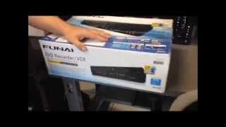 Unboxing  FUNAI DVDVCR Combo DVD Recorder [upl. by Irra]