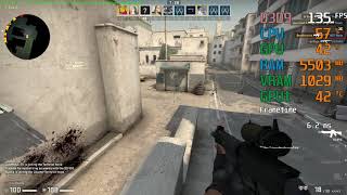 GeForce GTX 750 ti  AMD Athlon 3000G  CSGO FPS Test 720p [upl. by Roby]