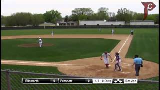 Varsity Baseball  Prescott vs Ellsworth [upl. by Kovacev]