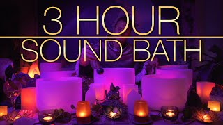 432Hz  3 Hour Crystal Singing Bowl Healing Sound Bath 4K No Talking  Singing Bowls  Sound Bath [upl. by Cirilo]