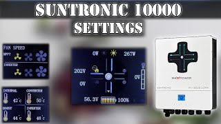 Maxpower Voltronics Based  Latest 2024 Model Settings [upl. by Ayamahs]