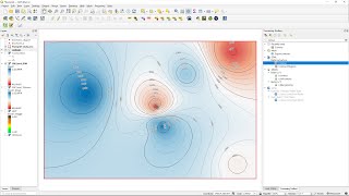 Create and Visualise Contour Lines in QGIS [upl. by Aralomo]