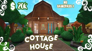 BLOXBURG 1 STORY COTTAGECORE HOUSEBUILD20k NO GAMEPASS [upl. by Sim776]