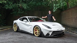 HERES A TOUR OF OUR £400000 CUSTOM FERRARI F12 [upl. by Ahseekat]