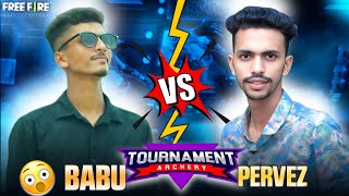 When Babu And Parvez Fight⚡ In The SemiFinals Of The Free Fire Tournament  FreeFire 2024 [upl. by Ensign]