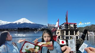 HOLIDAY VLOG 🇯🇵 Kawaguchiko Day trip อวดMt Fuji เน้นๆ🗻รีวิว Boat sightseeing⛴️ [upl. by Casta917]