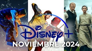 DISNEY PLUS Estrenos NOVIEMBRE 2024 [upl. by Kcirederf]