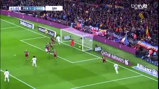 Benzema Incredible Bicycle Kick Goal Vs Barcelona 11 El Clasico 020416 [upl. by Treborsemaj]