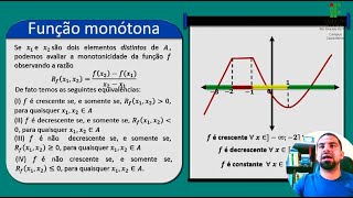 Aula 06  Monotonicidade de uma função [upl. by Yna934]