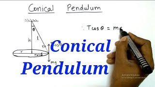 Conical Pendulum  Derivation amp Numericals  Physics  HSC12th Science [upl. by Barnabe532]