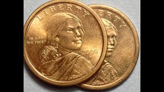 No Date Sacagawea Dollar Coins [upl. by Ideih843]