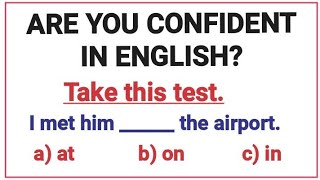 English Grammar TestQuiz ✍️ Take this test to learn and improve your English [upl. by Akym]