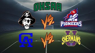 Wheelersburg Vs Zane Trace and Gallia Academy Vs Unioto OHSAA Soccer READ DESCRIPTION [upl. by Ayotal]