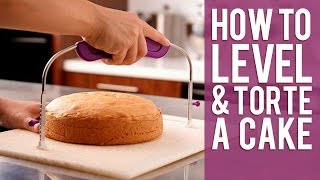 How to Level and Torte a Cake from Wilton [upl. by Flight781]