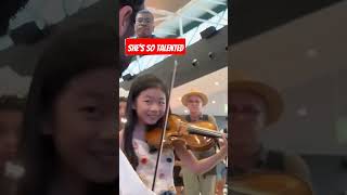 Little girl violinist piano violinlife violinist classicalmusic music violin shorts video [upl. by Line325]