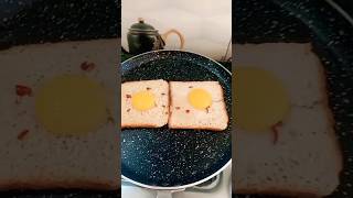 Just add Egg with bread its so delicious breakfastshortsyoutubeshorts [upl. by Darbee]