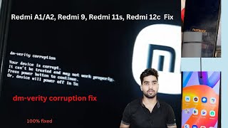 dmverity corruption your device is corrupt it cant be trusted and may not work properly redmi [upl. by Anelav809]