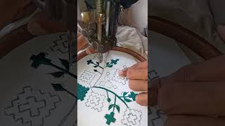 Flowers Embroidery Tutorial  Rizwan Ali Tv [upl. by Eniamahs893]