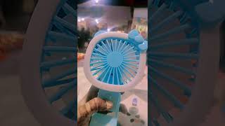 Mini fan with light lamp duet [upl. by Yelruc201]