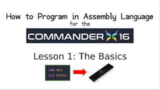 Commander X16 Assembly Language Tutorial Lesson 1 The Basics [upl. by Xineohp315]