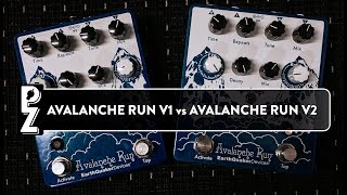 EarthQuaker Devices Avalanche Run V1 versus Avalanche Run V2 [upl. by Jeralee522]