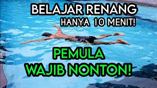 BELAJAR RENANG UNTUK PEMULA  TUTORIAL RENANG [upl. by Ingmar737]