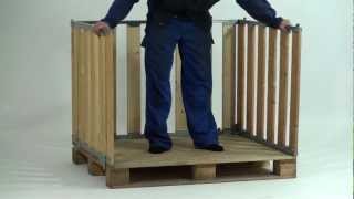 Walkin Pallet Box  for faster and safer logistics [upl. by Hurty]