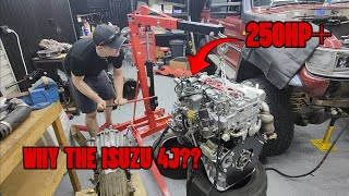 WHY THE ISUZU 4JJ1 ENGINE CONVERSION FOR THE 80 SERIES BUILD [upl. by Willyt]