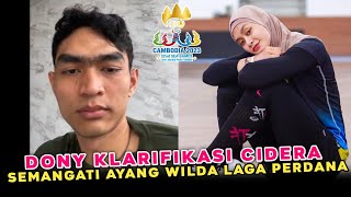 KLARIFIKASI DONY HARYONO CIDERA ANKLE amp SEMANGATI AYANG WILDA SITI NURFADILAH SEA GAMES 2023 [upl. by Yelyac]