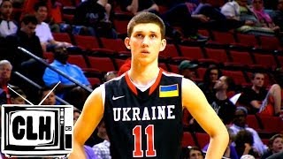 Sviatoslav Mykhailiuk 16 year old Prodigy Shows Out at 2014 Nike Hoop Summit [upl. by Jar]