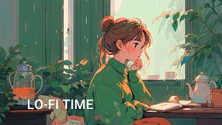 2Hour Rainy Season☔ LoFi  RelaxStudy Chill Read [upl. by Teuton340]