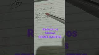 COMO REDUZIR OS TERMOS SEMELHANTES [upl. by Sedgewake198]