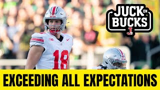 The most accurate QB in college football has exceeded every expectation Buckeye fans had [upl. by Bahr]