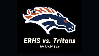 ERHS vs Tritons 101324 [upl. by Hillari]