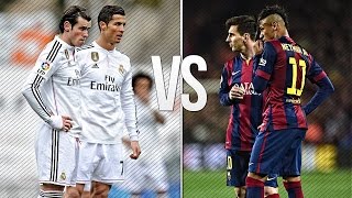 Lionel Messi amp Neymar vs Ronaldo amp Bale 2015 ● Skills amp Goals Battle  HD [upl. by Fries]