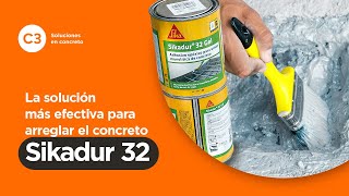 Sikadur 32 La solución más efectiva para reparar el concreto 🟠 [upl. by Yrrak]