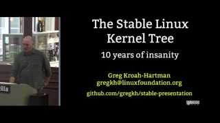 Kernel Recipes 2015  Linux Stable Release process  by Greg KH [upl. by Aylad]