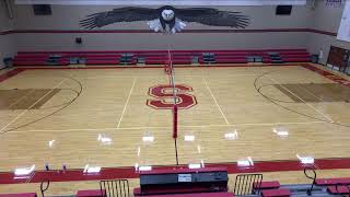 Salado High School vs St Michaels Womens Varsity Volleyball [upl. by Annek799]