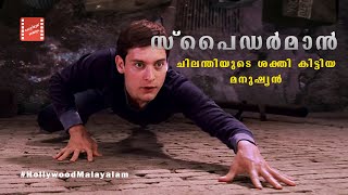 SpiderMan Malayalam Movie 2002  Peters New Powers Scene  Surya TV  Hollywood Malayalam [upl. by Edrahc]