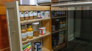 DIY Pull Out Spice Drawer [upl. by Cornwell]